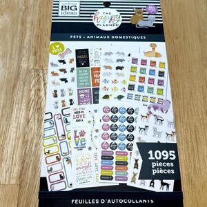 The Happy Planner Sticker Book Pets 1095 Pieces